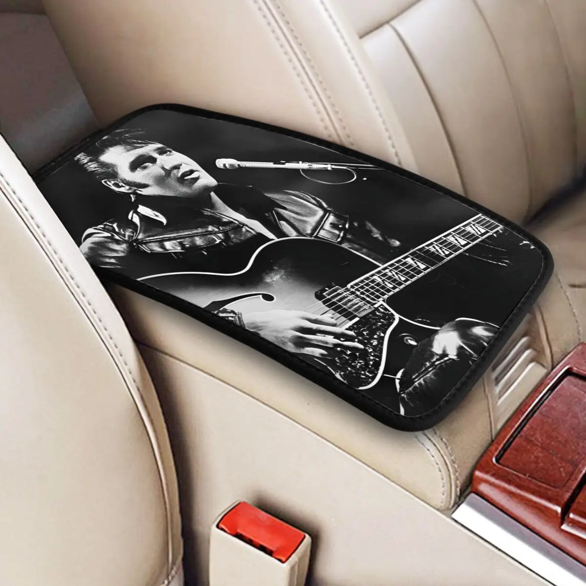 

Накладка на подлокотник автомобиля E-Elvis Presley Star, универсальная накладка на центральную консоль, аксессуары для автомобиля