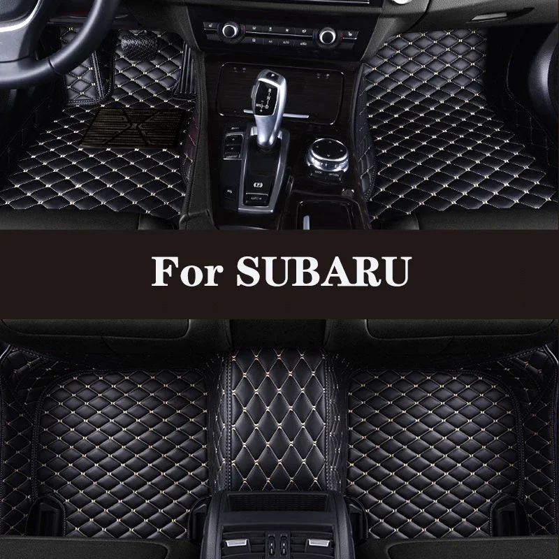 

Full Surround Custom Leather Car Floor Mat For SUBARU Crosstrek Wagon Exiga Trezia 4-Door Hatchback Justy Auto Parts