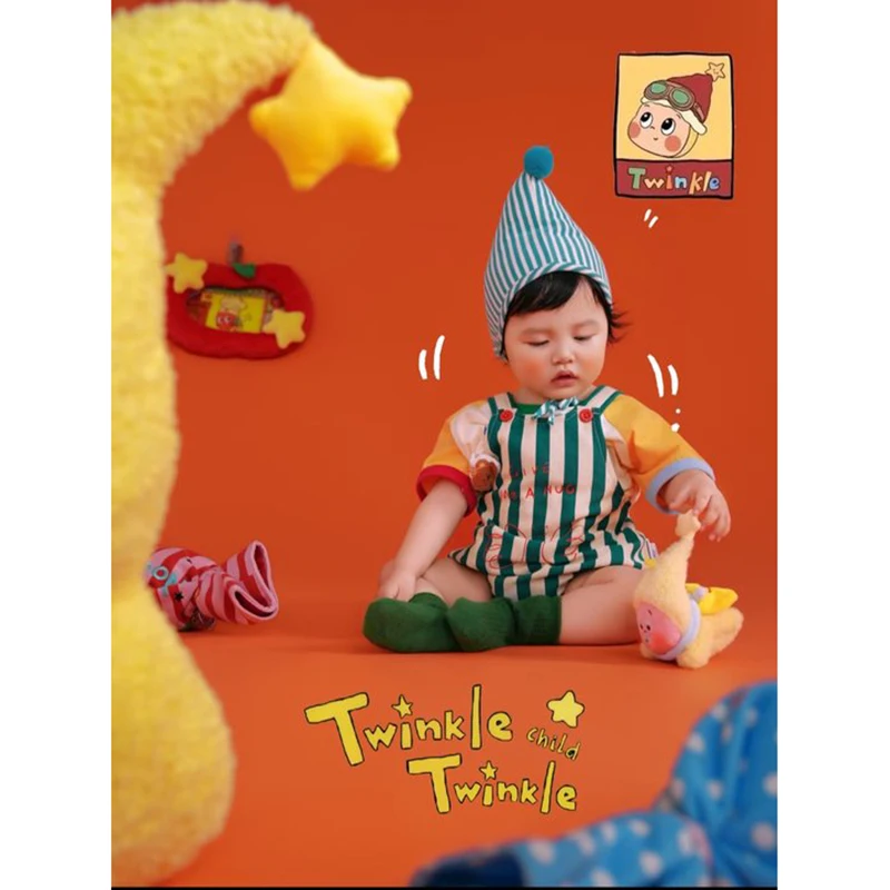 

Childrens photography outfits Starry Baby One Year Old Photo Shoot Clothing Starry Baby Babywear Studio Photography Props bebê