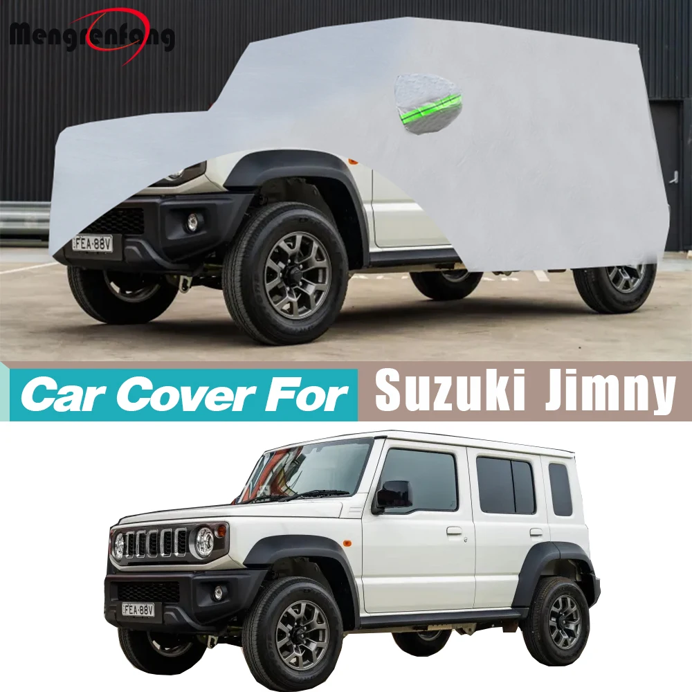 Housse de protection pour voiture Suzuki Jimny 1998 – 2026, SUV, Anti-UV, protection contre la pluie, la neige et le vent, anti-poussière