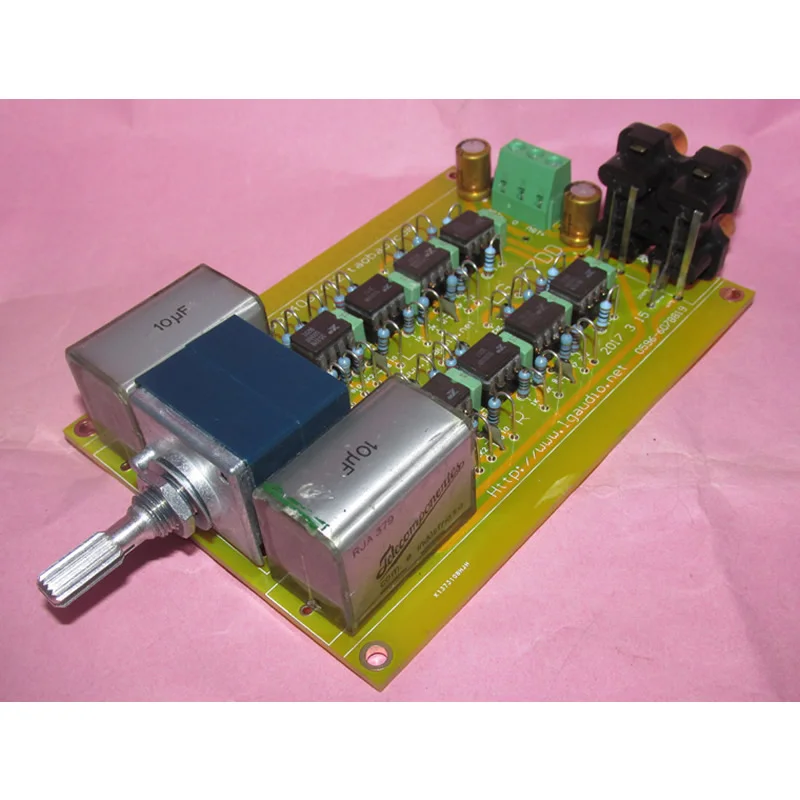 for Douglas Self designed ultra-low distortion front-stage circuit amplification board LG77DD, gain about 22.7Db