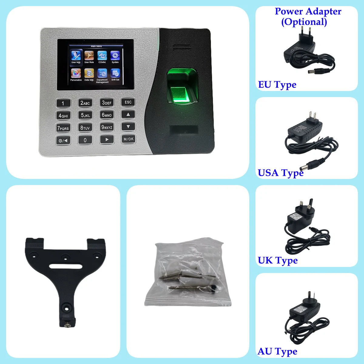 Imagem -06 - Zktime-fingerprint Time e Attinery System Employee Clock Recording Machine Smart Office Ssr Tcp ip 5.0