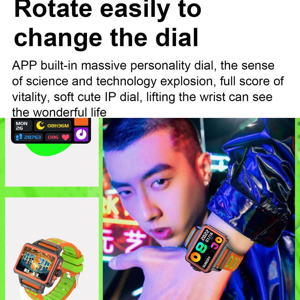 최신 스마트워치 여성 야외 스포츠 피트니스 수면 심박수 모니터 방수 스마트워치 남성용 알람 시계 알림