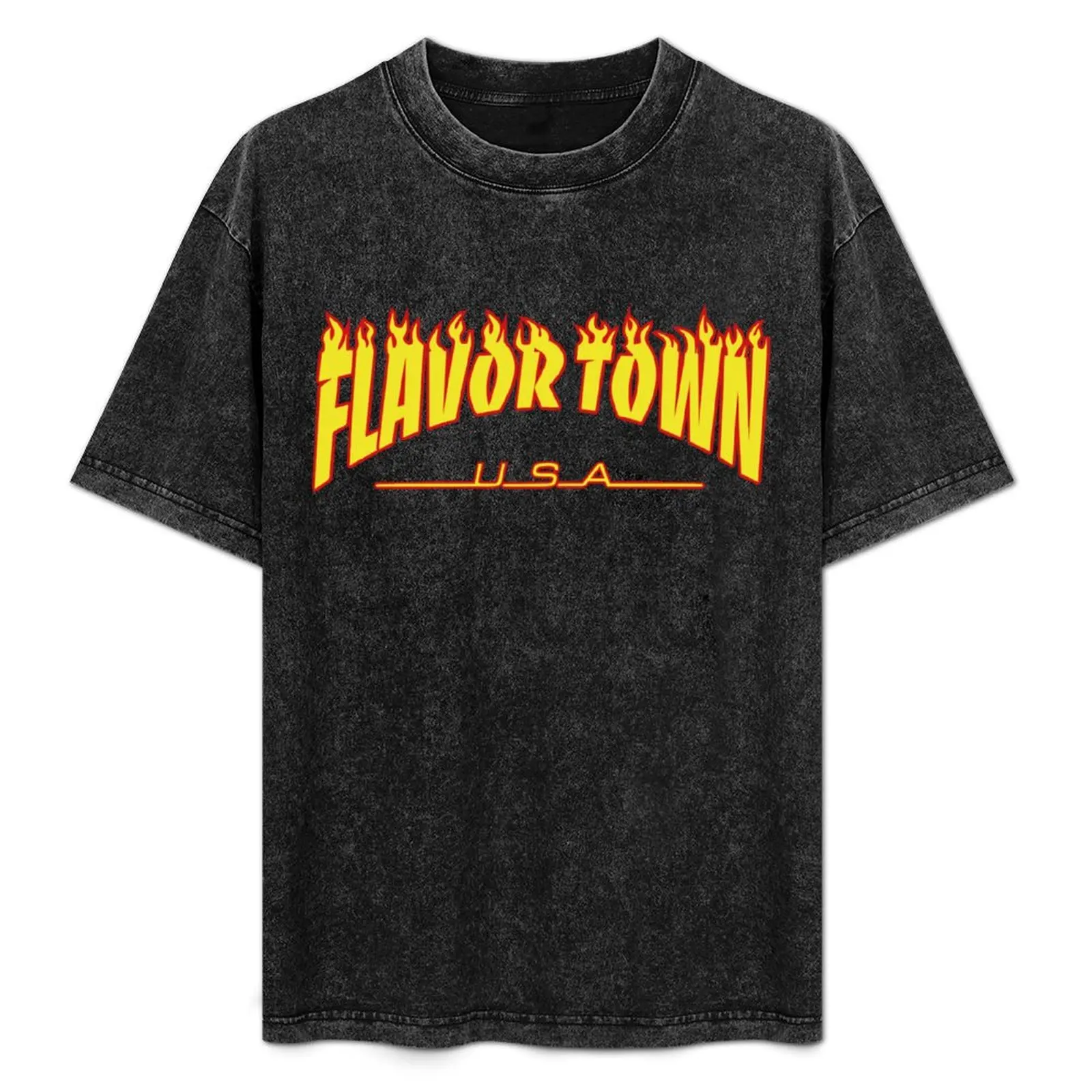 FLAVORTOWN T-Shirt Lightweight Casual Summer T-Shirt