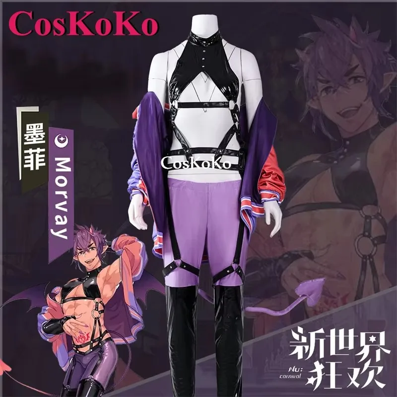 

CosKoKo Morvay Cosplay Anime Game Nu: Carnival Costume Fashion Uniforms Full Set Halloween Party Role Play Clothing S-XXL New