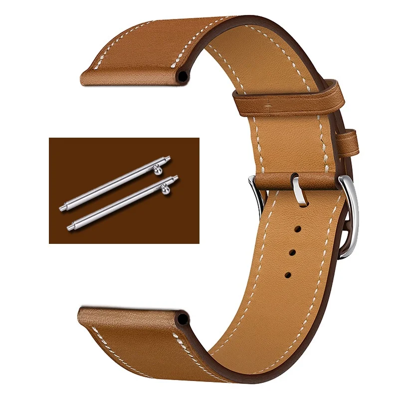 Genuine Leather Watch Band 20mm 22mm for Huawei Watch GT 3 2 GT3 Pro Business Buckle Leather Strap