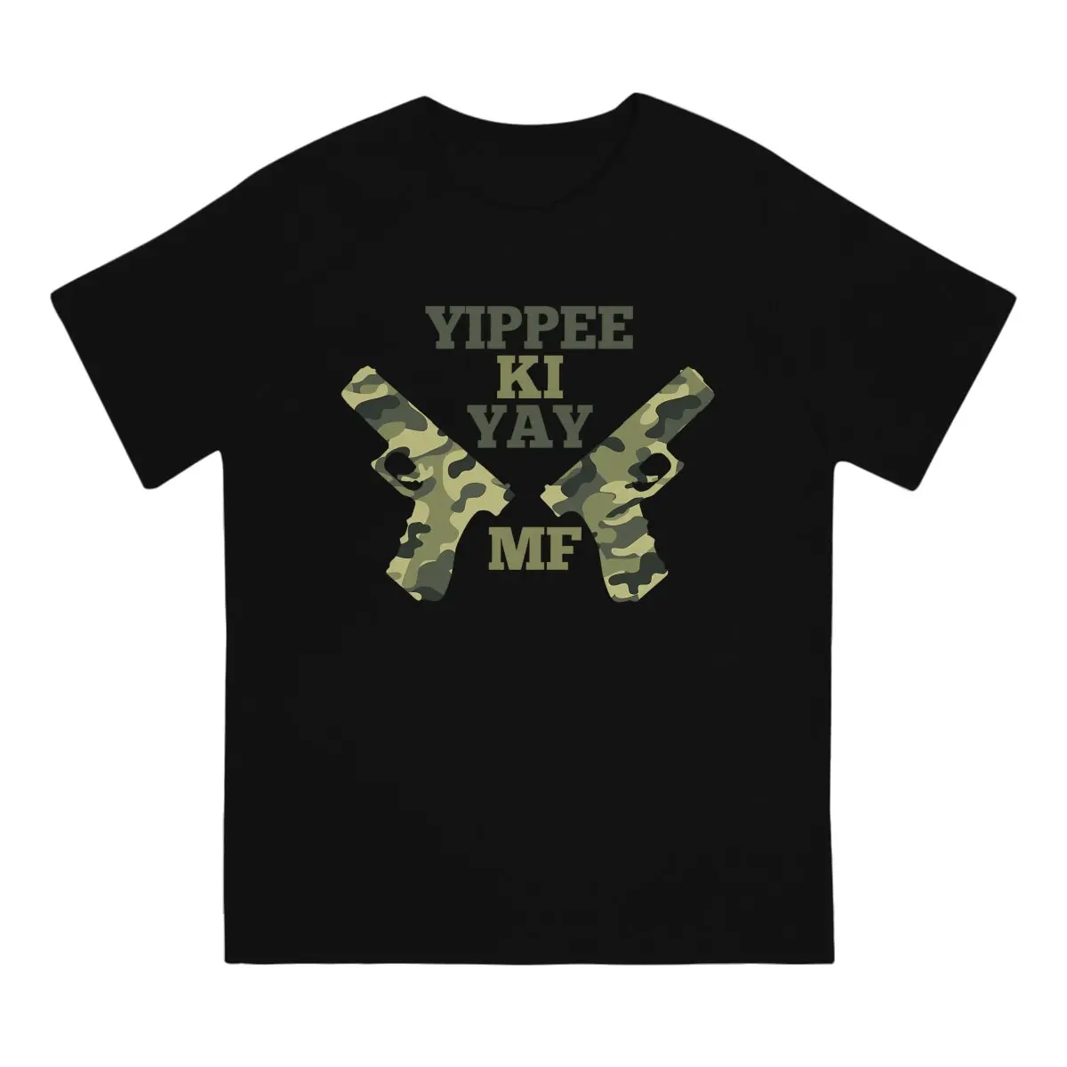 Yippee Ki Yay MF O Neck TShirt Shooting Sports Pure Cotton Original T Shirt Man's Tops New Design Big Sale