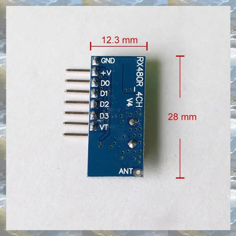 T82C offre spéciale-10PCS 433Mhz récepteur RF Module décodeur de Code d'apprentissage 433 Mhz sortie sans fil à 4 canaux pour télécommandes Encodi
