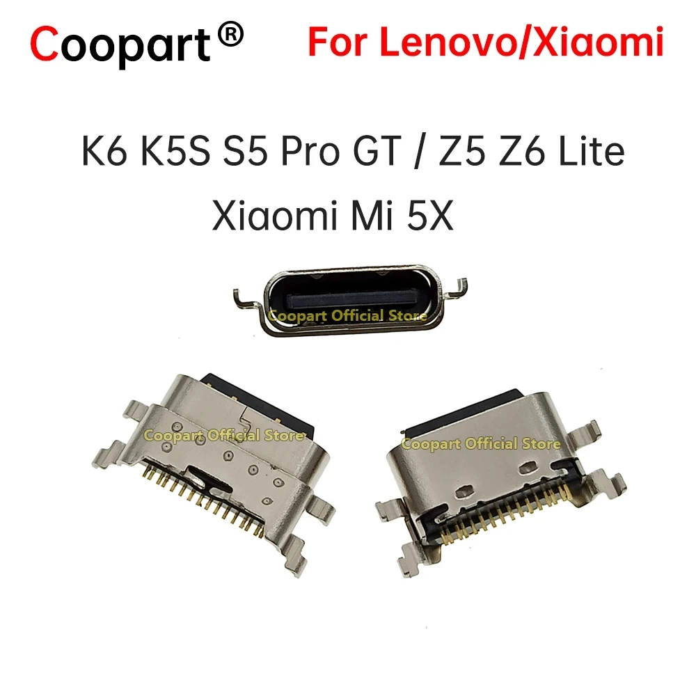 New USB Type-C Connector Jack For Lenovo K6 K5S S5 Pro GT / Z5 Z6 Lite Xiaomi 5X Power Charging Dock Charge Socket Port