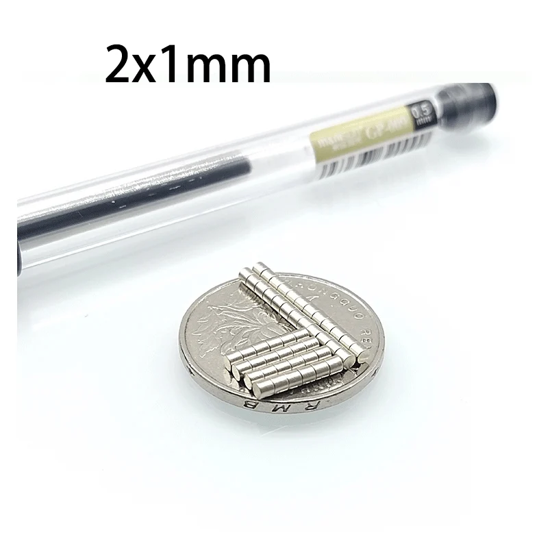 20/50/100pcs Ultra Micro Magnets 2mm x 1mm - World's Smallest Disc Magnets for Precision Watch & iPhone Repair, Miniature Models
