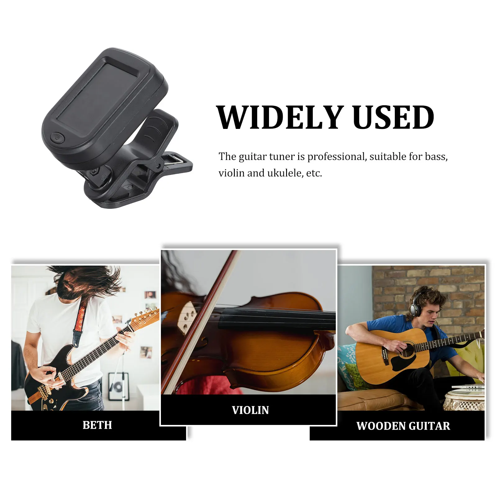

Guitar Tuner Accessories for Electric Bass Metronome Gitara Accecories Supplies Instruments Tuners