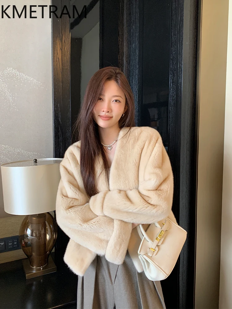 100% jaqueta de pele de vison inteira mulher luxo curto casaco de pele real roupas de inverno de alta qualidade para mulheres jaquetas peludas 2025 fourrure