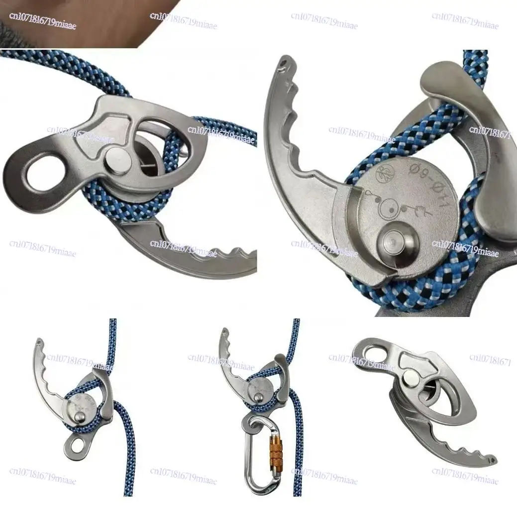 Descender Rock Climber SRT Simple Rope Descender Aerial Work Chicken Wings Climbing Equipment Safety