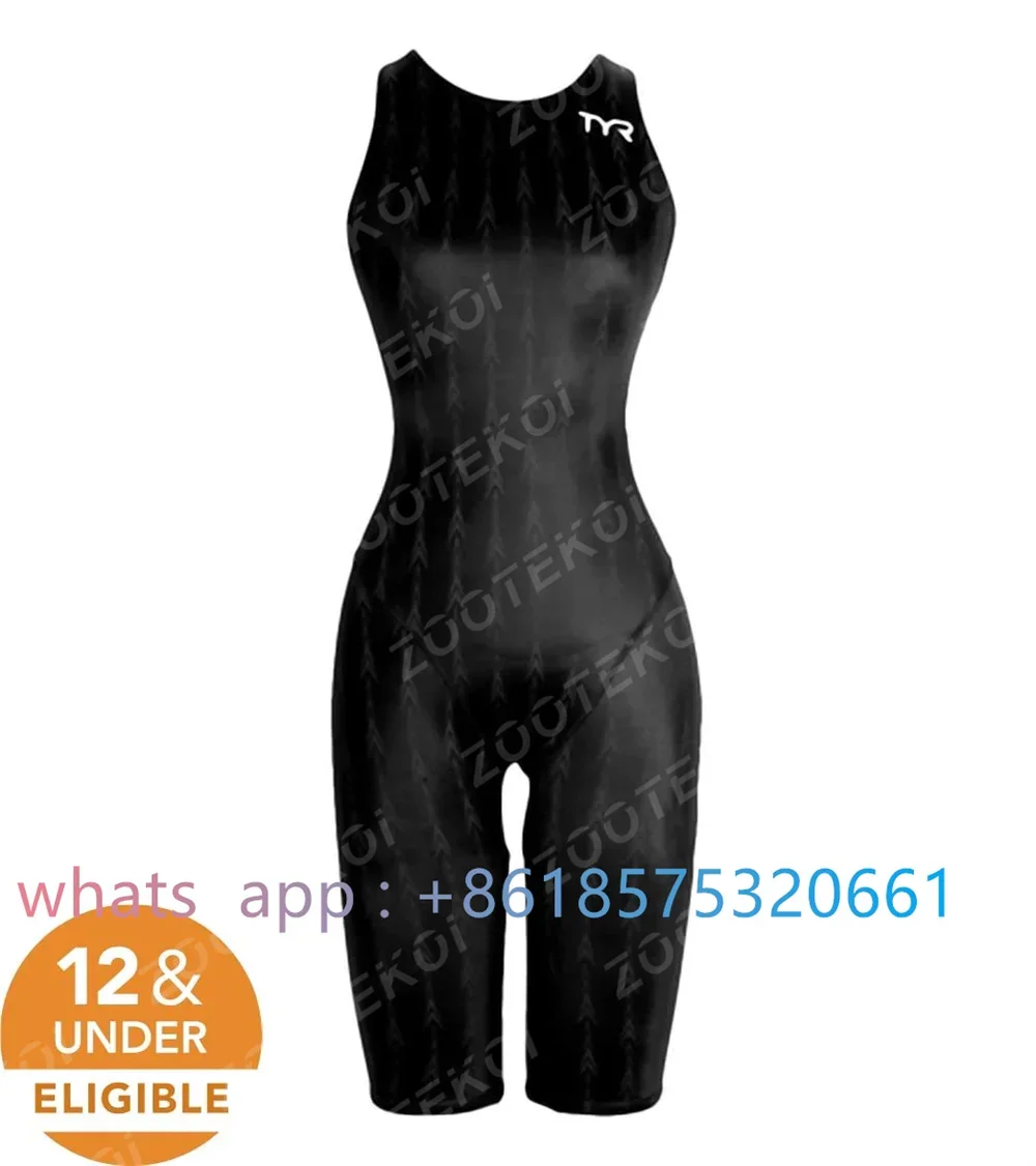 Women's Open Back Kneeskin Tech Suit Swimsuit One Piece Triathlon Skinsuit Swimsuit Jumpsuit Competition Swimwear 2023