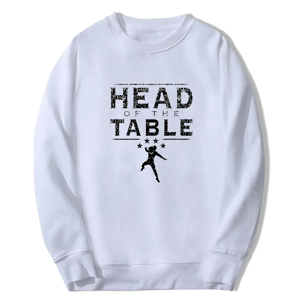 Roman Reigns Head of The Table Oversized Hoodie Women Men O-neck Long Sleeve Crewneck Sweatshirt 90s Vintage Casual Tracksuit