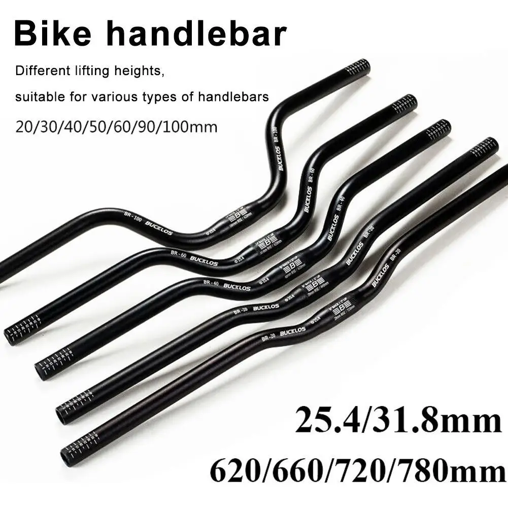 Mountain Bike Handlebar Aluminum Alloy Handlebar 720mm 780mm 620mm 660mm MTB Bicycle Handlebar Diameter Bicycle Accessories