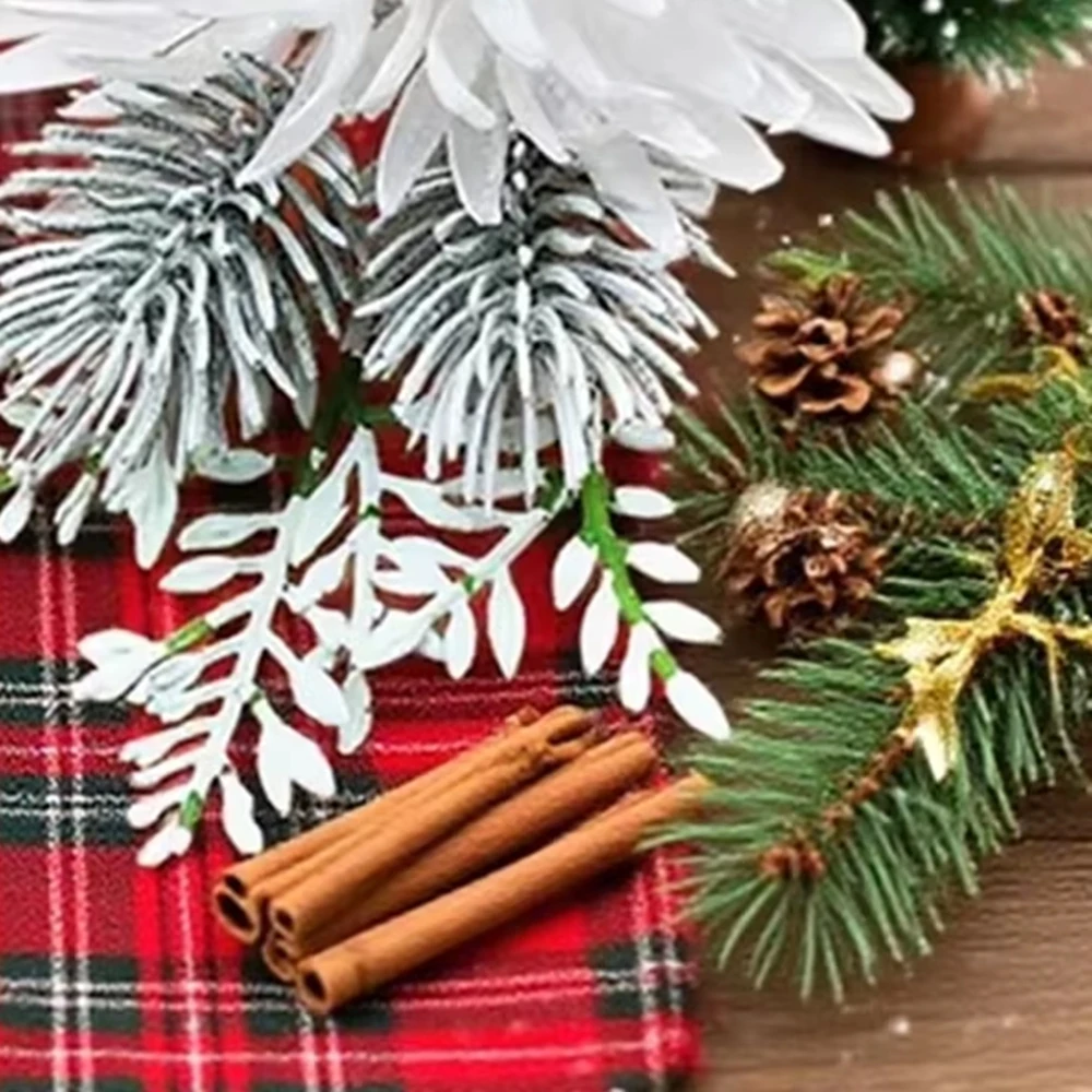 

Artificial Flowers Home Room Christmas Tree Wedding Yard Decoration Garland Bridal Accessories Clearance Diy Gifts Fake Plants