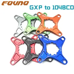 FOVNO MTB Mountain Bike Crank GXPS to 104BCD Chainring Spider Adapter forSRAM XX1 X0 X9 Crankset Bicycle Accessories Bike Parts