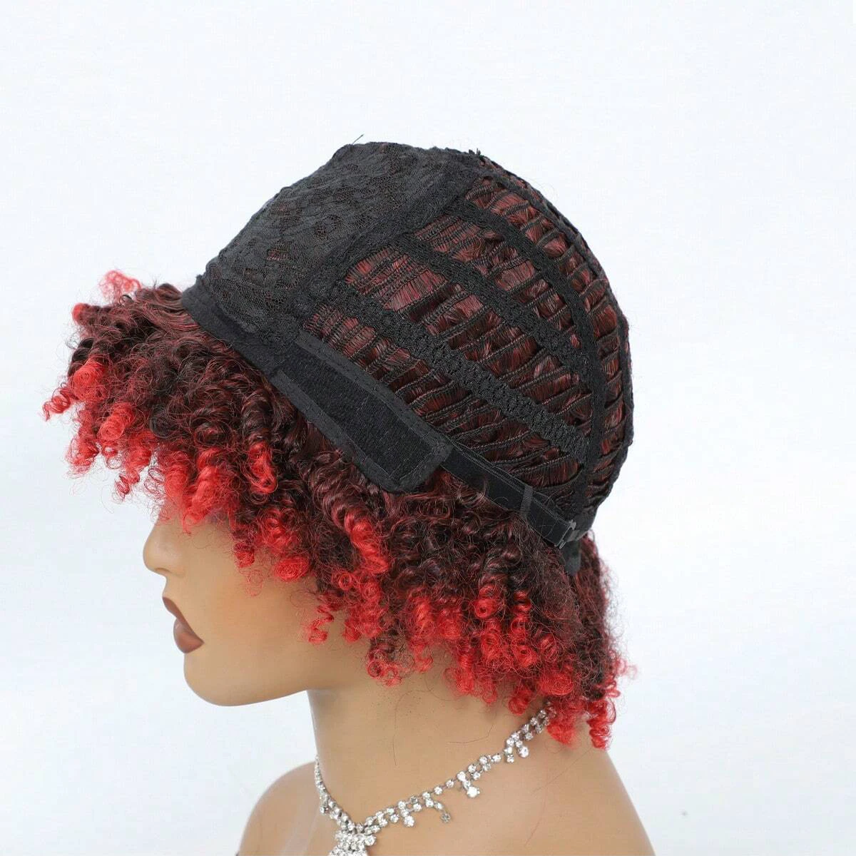 Curly Wig Afro Wigs For Women Short Curly synthetic Wigs For Women Kinky Curly Wig With Bangs Natural Hair Wigs For Women