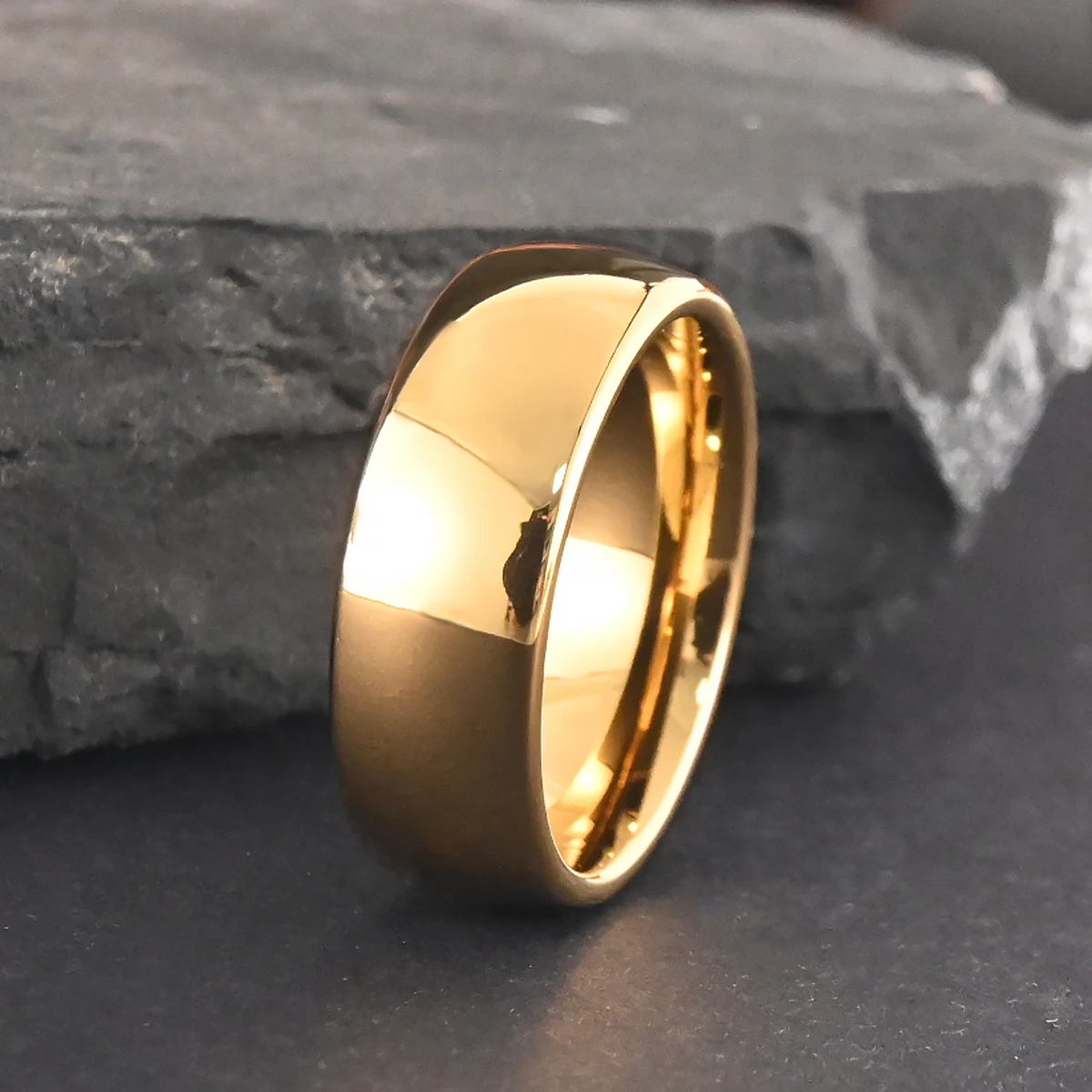 8mm/6mm/4mm/2mmSimple classic tungsten ring, personalized fashion wedding ring, comfortable fit, suitable for daily party wear