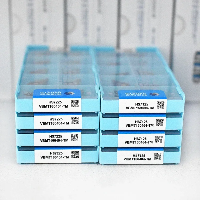 10pcs VBMT VBMT110304 VBMT110308 VBMT160404 VBMT160408 VBMT160412 TM HS7125 HS7225 HS8115 HS8125 CNC Carbide Turning Inserts