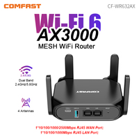 Comfast AX3000 Wifi Amplifier 2.4G&5.8G WiFi 6 Mesh Repeater Network Expander Range Extender WiFi Signal Booster Wireless Router