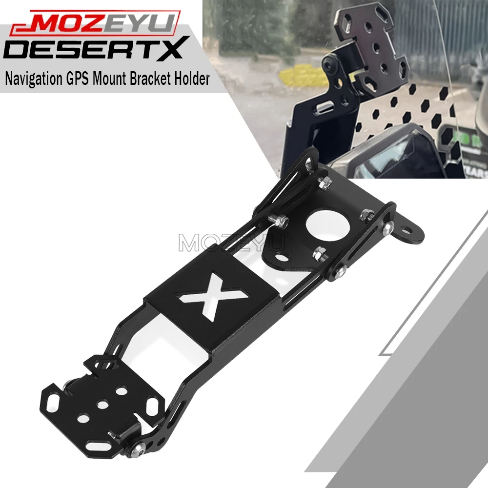 

2024 Motorcycle Aluminium Navigation GPS Support Mount Bracket Holder For Ducati DESERTX 2022 2023 Utility GPS Mount Desert X