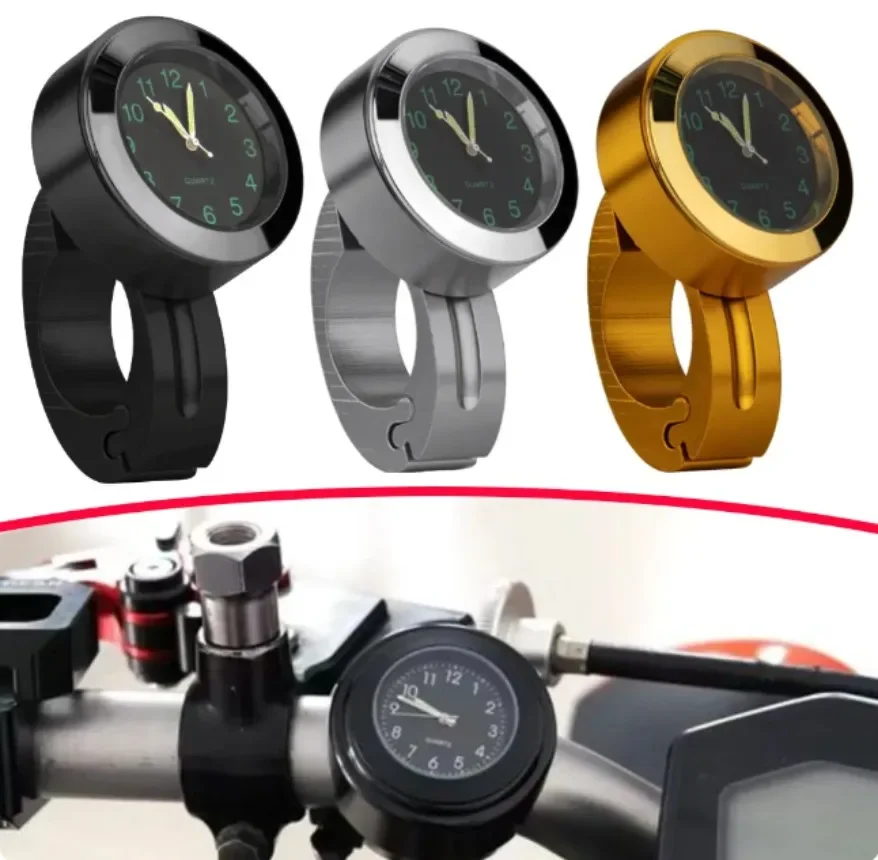 Universal Motorcycle Handlebar Watch Bike 7/8