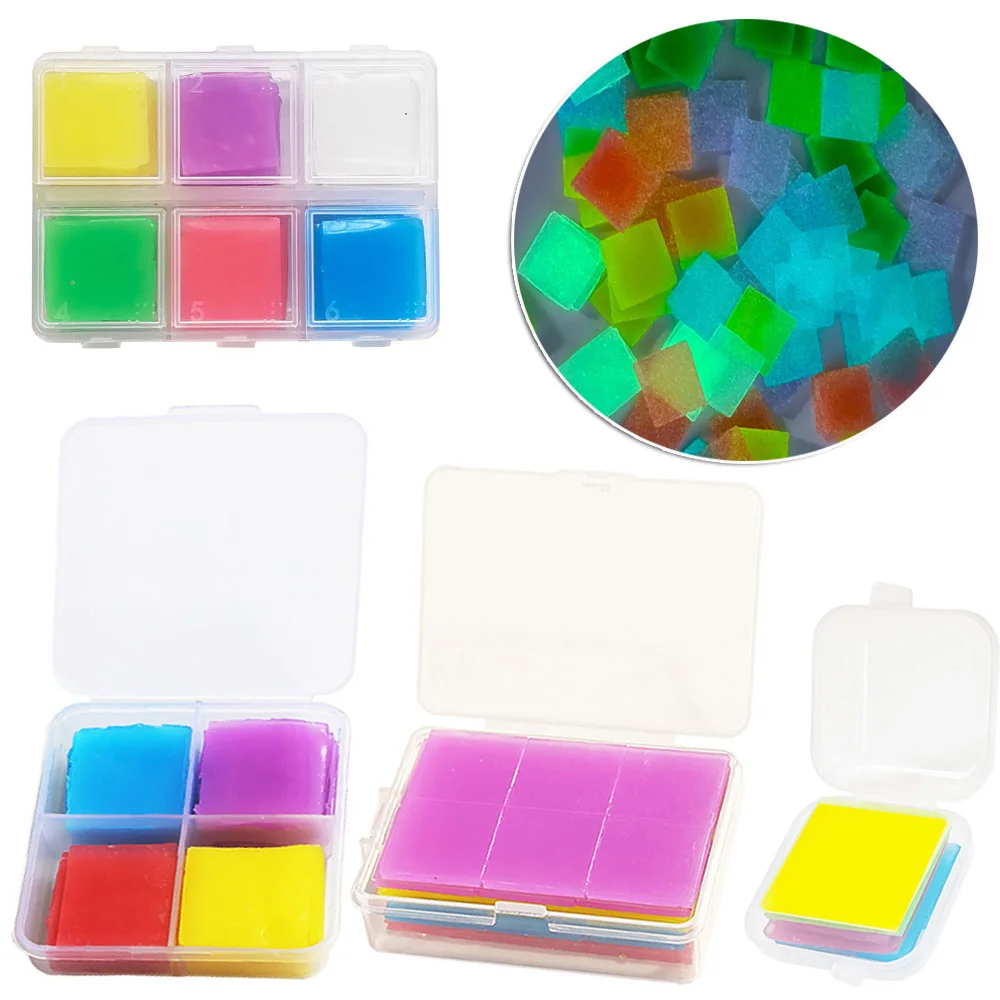 New 6/30/32/48pcs Diamond Painting Tool luminous Glue Kit: Wax for Diamond Painting, DIY Art Wax Glue Clay, and Storage Box ﻿