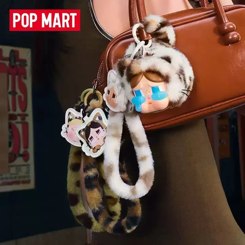 

POPMART CRYBABY wild but cutie Series Mobile phone lanyard Blind Box Anime Figure Guess Bag Ornament Figurines Dolls Model Gift