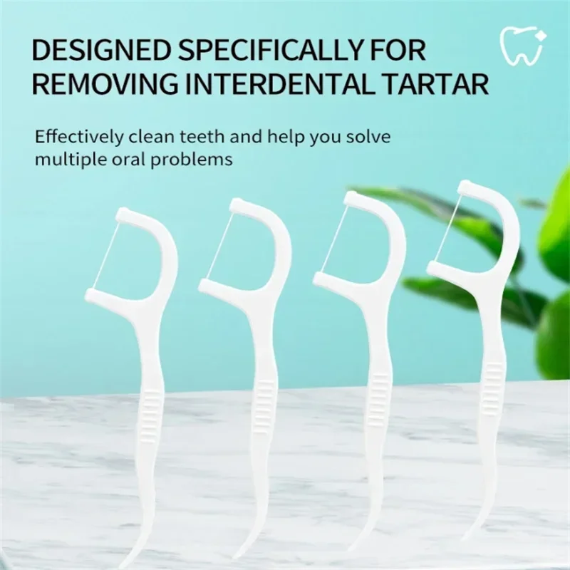المحمولة المتاح 1/2/5/10 صندوق الأسنان الخيط البلاستيك مسواك عالية التوتر خيط تنظيف الأسنان عصا صندوق خيط تنظيف الأسنان العناية بالفم #3