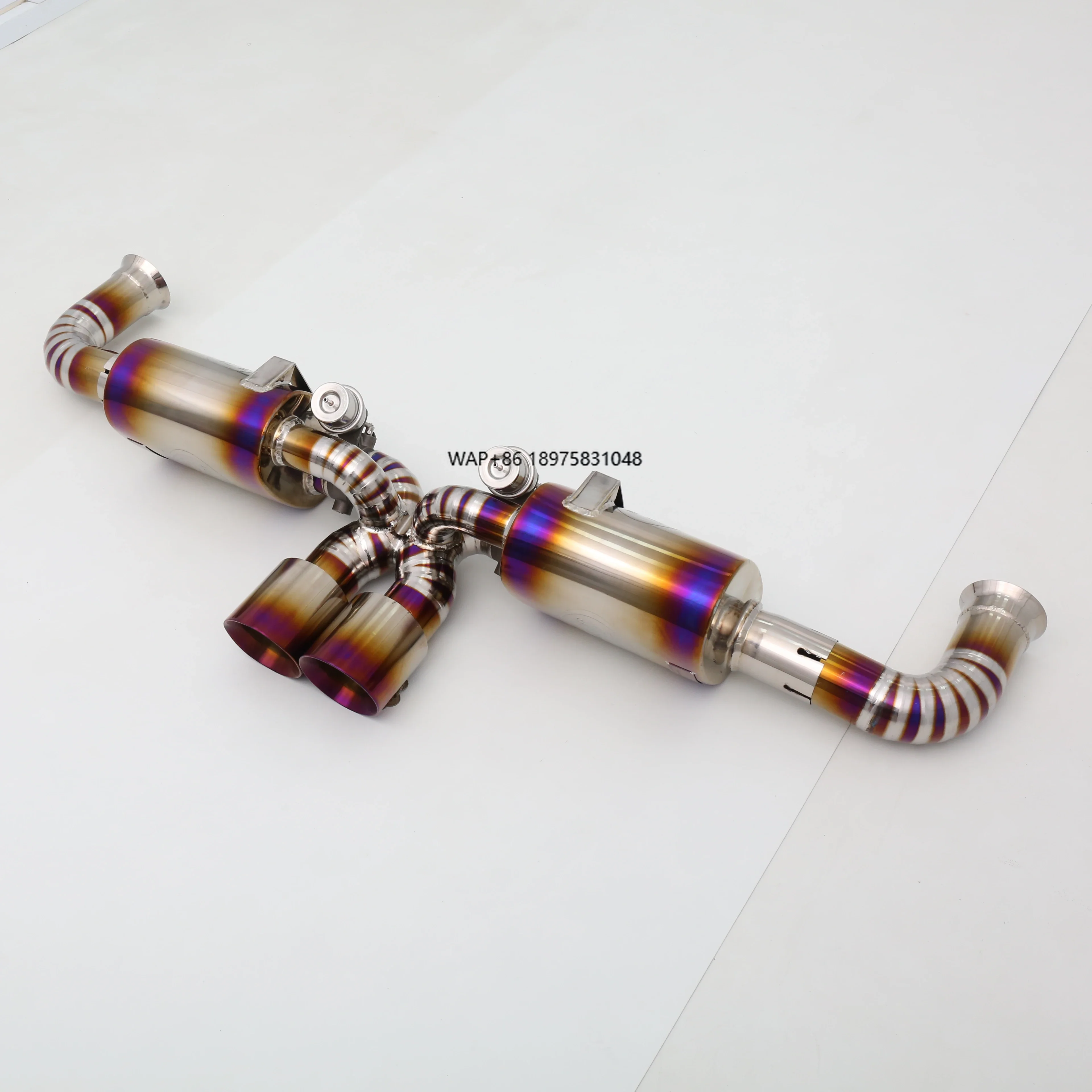 OEM Custom 304 Stainless Steel/Titanium Valved Exhaust System Perfect Fit 991.1 GT3 3.4/3.8 Exhaust Pipes