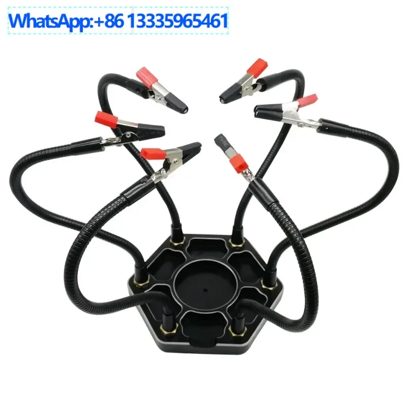 

2PCS model aircraft maintenance tool six-claw multi-function metal welding table flight control PBCboard frame body multi-claw