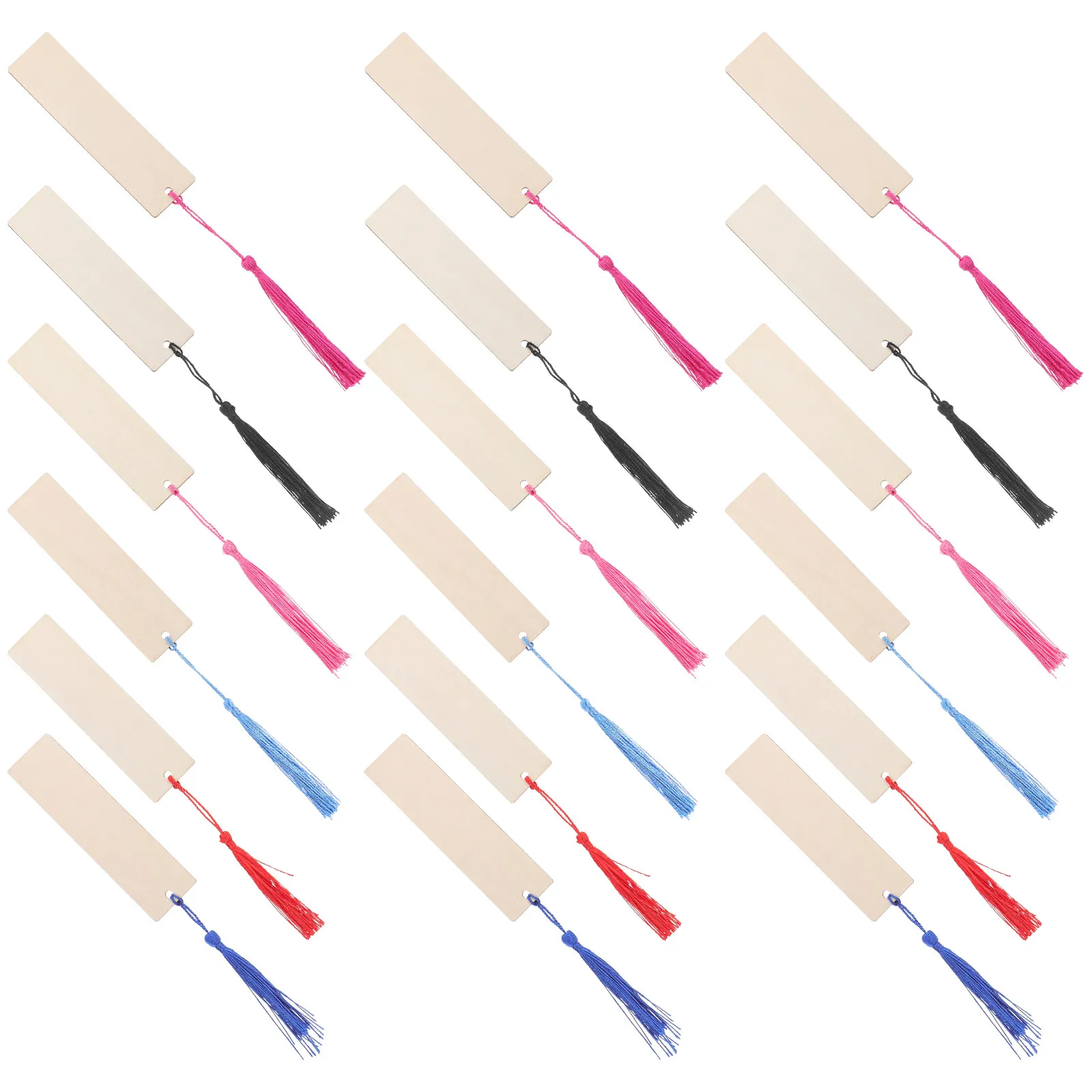 

36 штук необработанных деревянных закладок для самостоятельного оформления, набор для граффити, рисования, декоративных поделок, украшения ко Дню святого Валентина, Дню матери, Дню отца