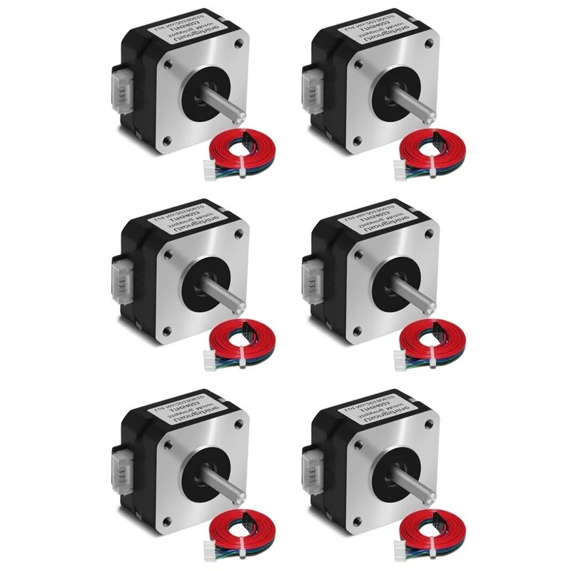 T19C 6X Nema17 17HS4023 Stepper Motor For Titan Extruder 4-Lead 22Mm 42 Motor 0.7A 12V 14N.Cm 3D Printer Motor CNC Lasermotor