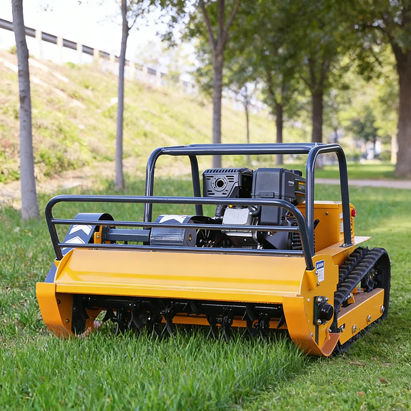 

Высококачественная газонокосилка-робот с дистанционным управлением, сертифицированная EPA и CE, 800 мм, 1000 мм, 1200 мм, для сельского хозяйства, с высокой производительностью