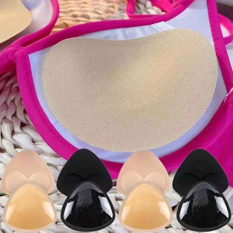 رفع البرازيلي أكواب منصات النساء لينة وسادة الصدر الملابس الداخلية بطانات لاصقة سيليكون معززات الثدي الملابس الداخلية غطاء الحلمة غير مرئية #2