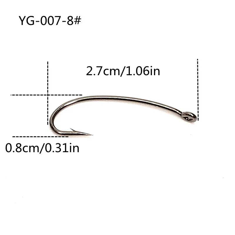 5 قطع/صندوق طعوم يطير اليرقات الحجرية - تصميم واقعي، غرق بطيء، ذباب صيد السمك، سمك السلمون المرقط وغيرها من المياه العذبة والمياه المالحة