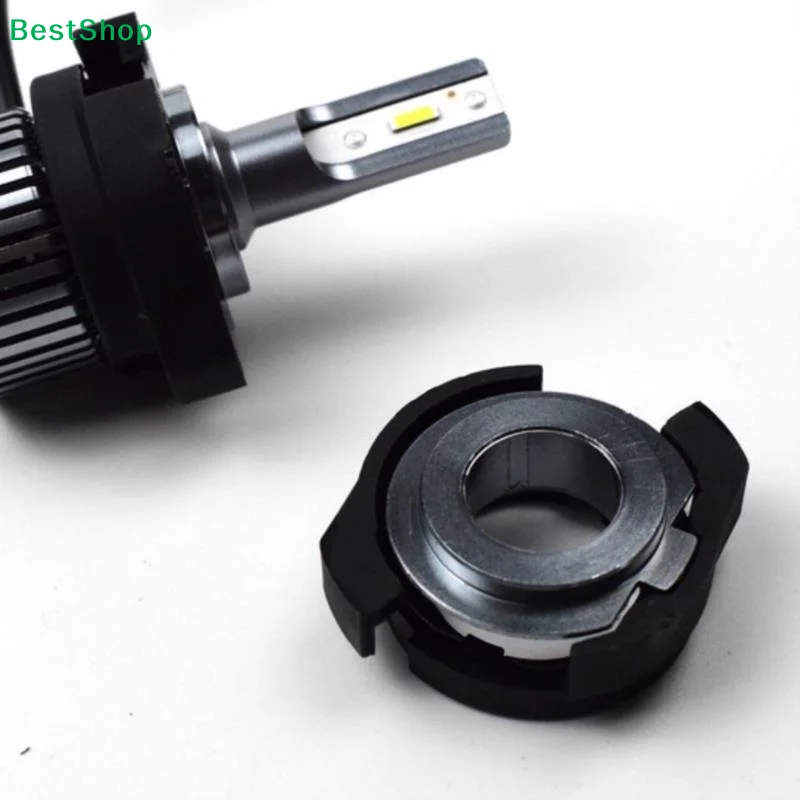 ★Car LED H7 Headlight Adapter Bulb Holders Auto Lamp Light Clip LED Base