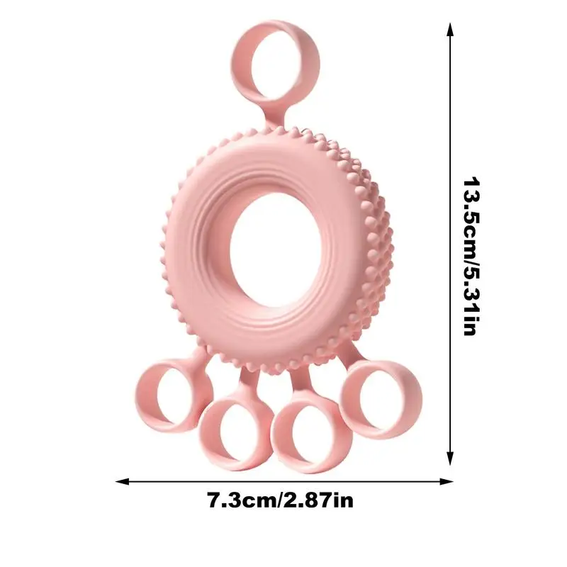 Latihan kekuatan pegangan jari pelatih kekuatan pegangan tangan lengan bawah penguat silikon latihan kekuatan pegangan tangan ergonomis untuk