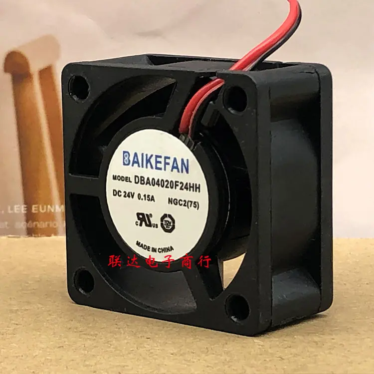 for BAIKEFAN DBA04020F24HH DC24V 0.15A 40x40x20mm Brushless PC Case Cooling Fan