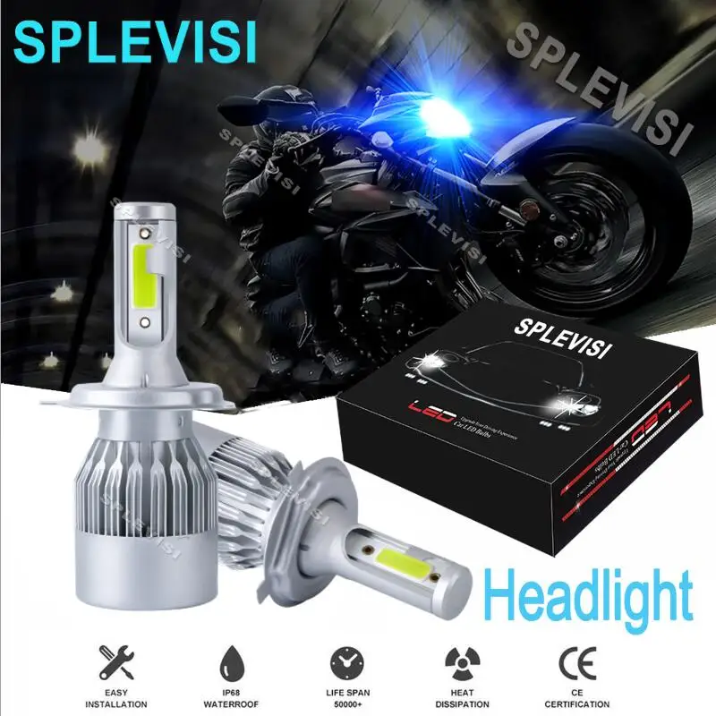 

COB Chip H4/9003 8000k High Low Beam For Suzuki GS500F 2004 2005 2006 2007 2008 2009 Motorcycle led Headlights Plug And Play