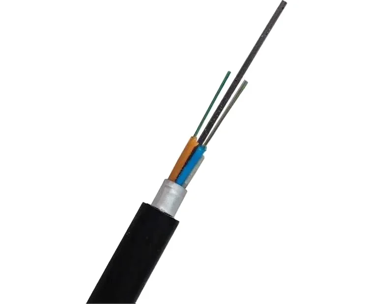 12-Core Single Mode Fiber Optical Cable GYTA Armored Stranded Loose Tube Steel Wire Strength Outdoor Communication