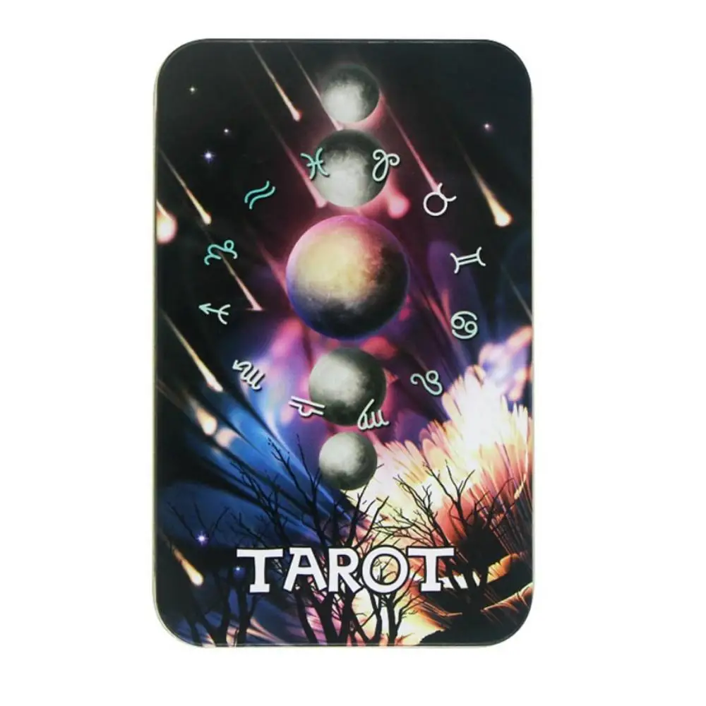 

12x7 cm Iron Learning Tarot Keyword Tarot Card Games