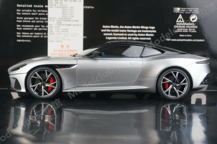 Autoart 1:18 DBS Silver Simulation Limited Edition All Open Alloy Metal Static Car Model Toy Gift