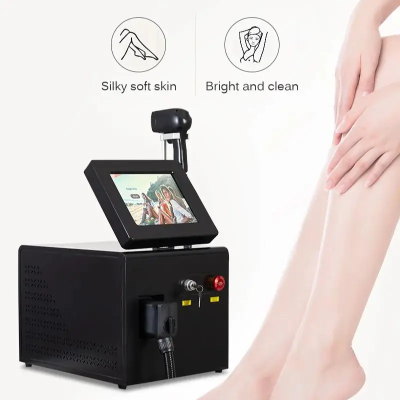 Semiconductor Laser Hair Removal Machine 808nm ice Platinum Permanent Depilation ALL Skin