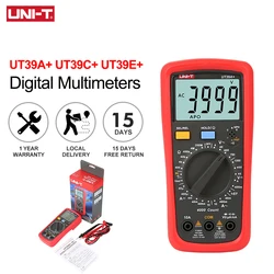 UNI-T Digital Multimeter UT39A+ UT39E+ AC DC Current Voltage Professional Multimeter Resistance Capacitance Meter Multi tester
