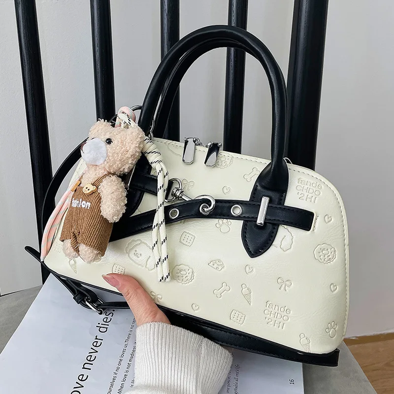 

2025 New! Women's High-Sense Designer Bag - Casual Solid Color, Versatile Commuter Messenger Bag