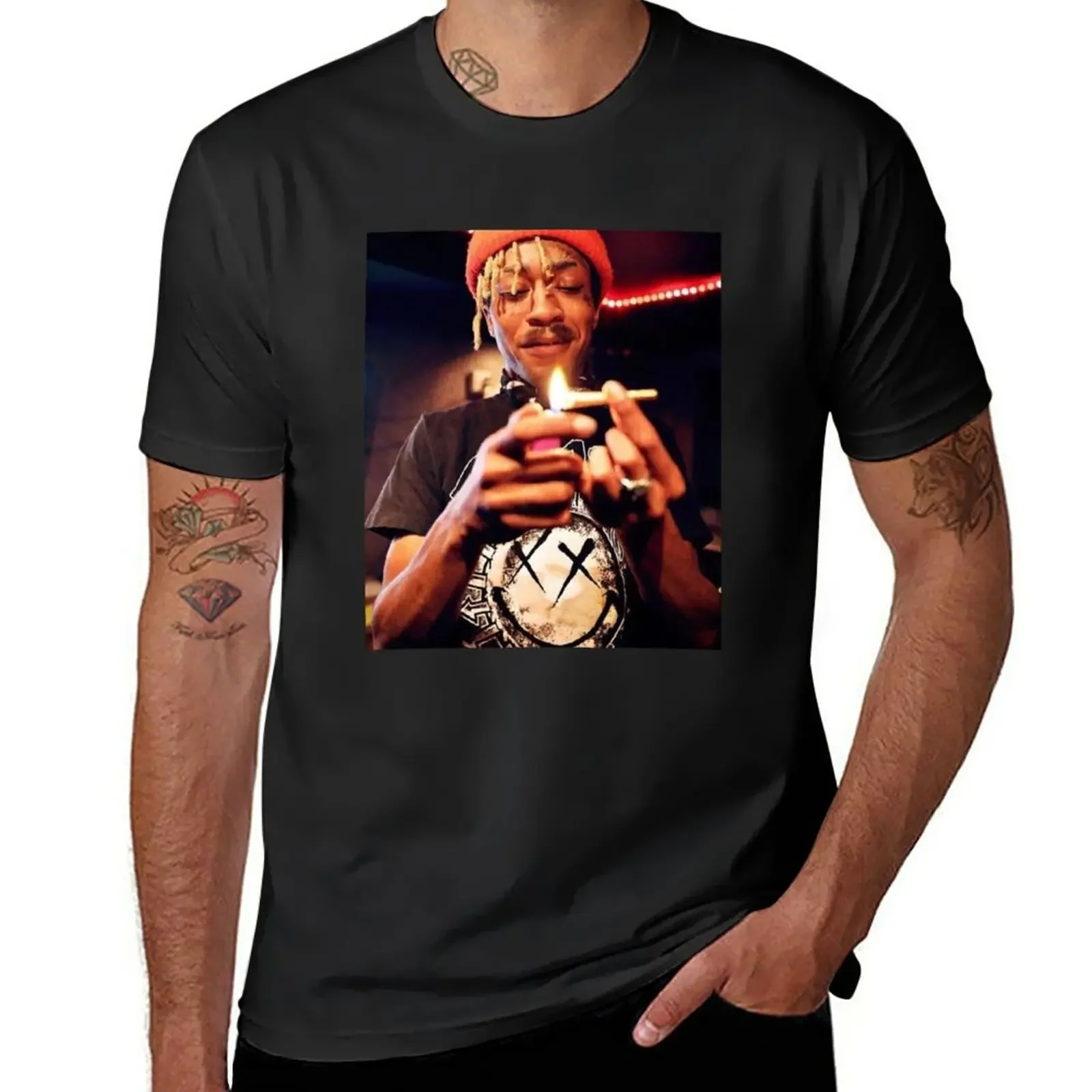 New Lil Tracy T-Shirt vintage graphic tee blue archive designer shirts mens t shirts pack