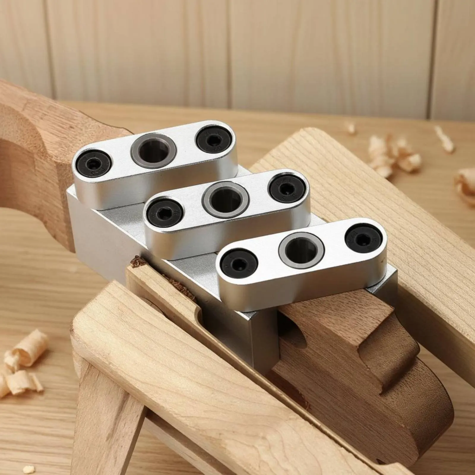 

Classical Guitar Hole Jig Reusable Guitar Tuner Hole Template Headstock Drilling Guide Long-Lasting Music Tool Portable